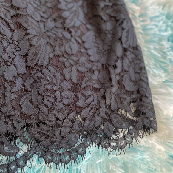 Banana Republic Eyelash Lace Navy and Black Fitted cocktail dress size 2 - Picture 7 of 7